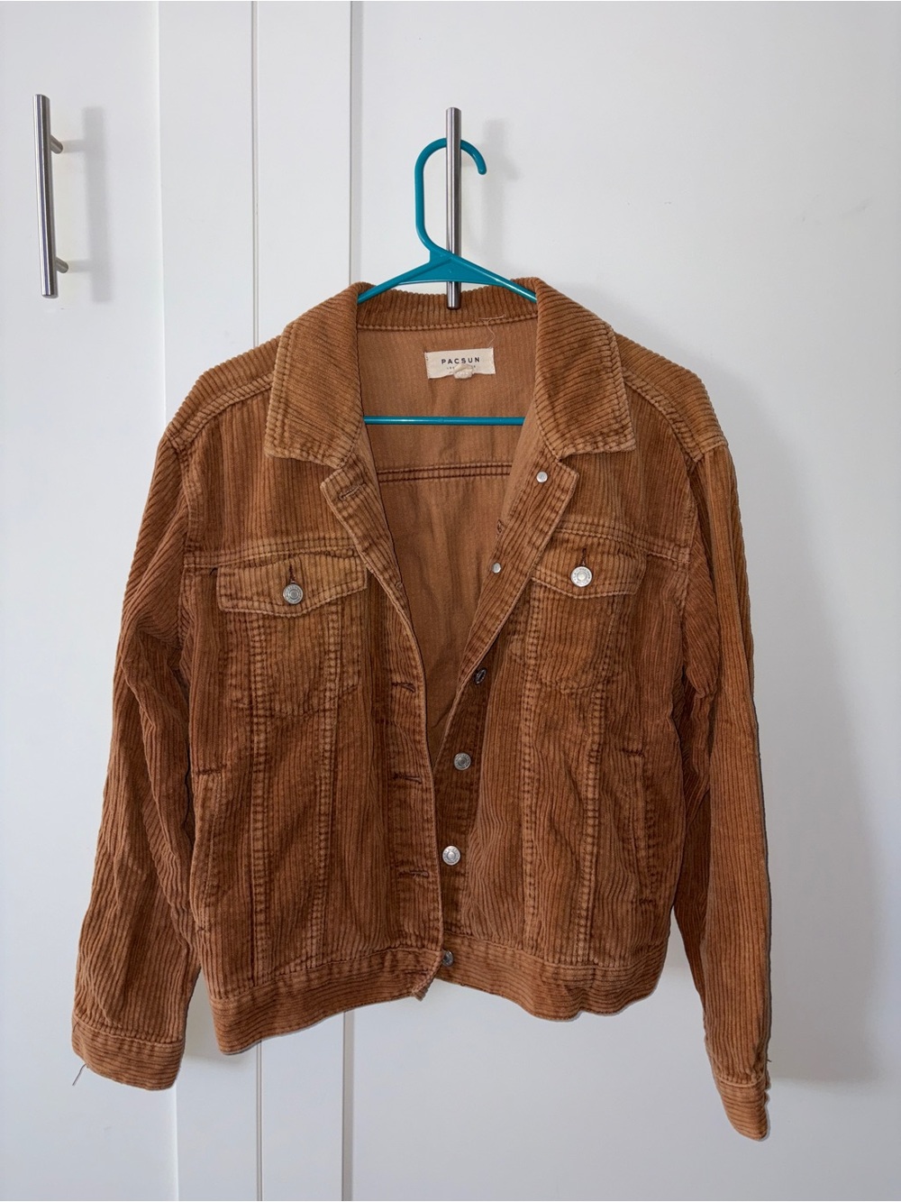 PacSun Corduroy Trucker Jacket in Warm Brown